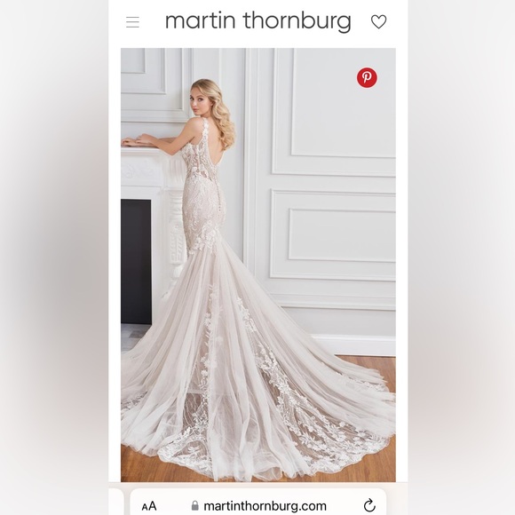 Martin Thornburg Branson Wedding Dress 122231 - Picture 3 of 17